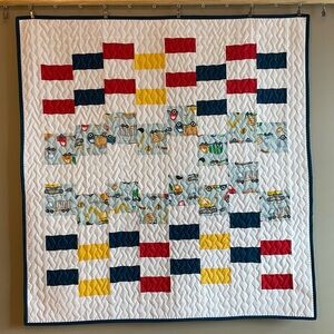 NEW Colourful Patchwork Baby Quilt